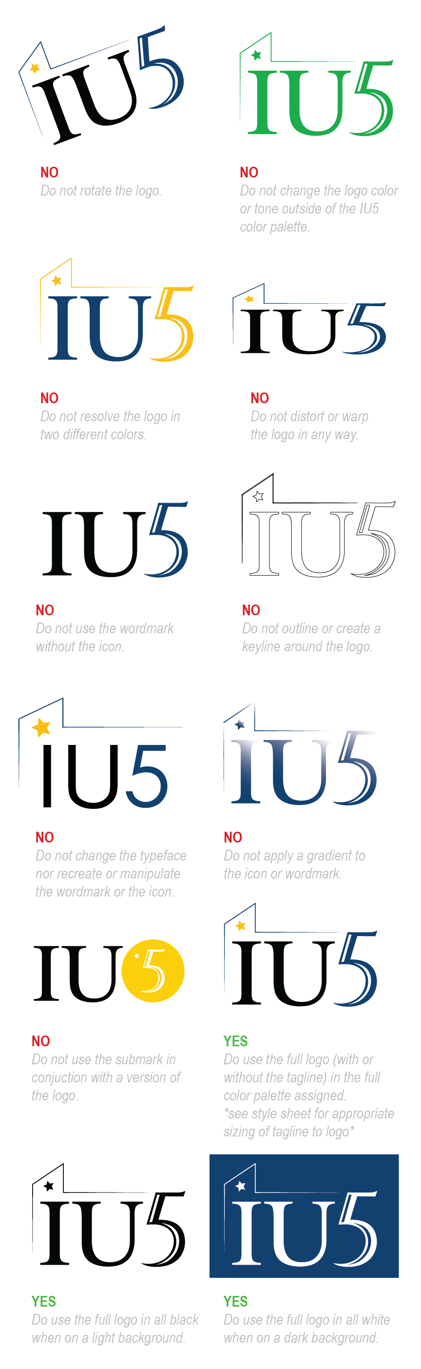 IU5 logo misuse image examples